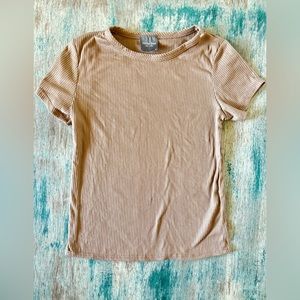 Olivia Rae; XS Short Sleeve Ribbed Tee